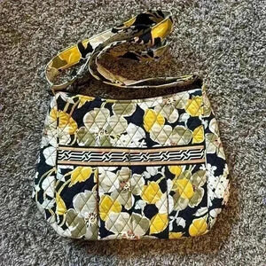 Vera Bradley Dogwood Flowers Crossbody Purse Handbag